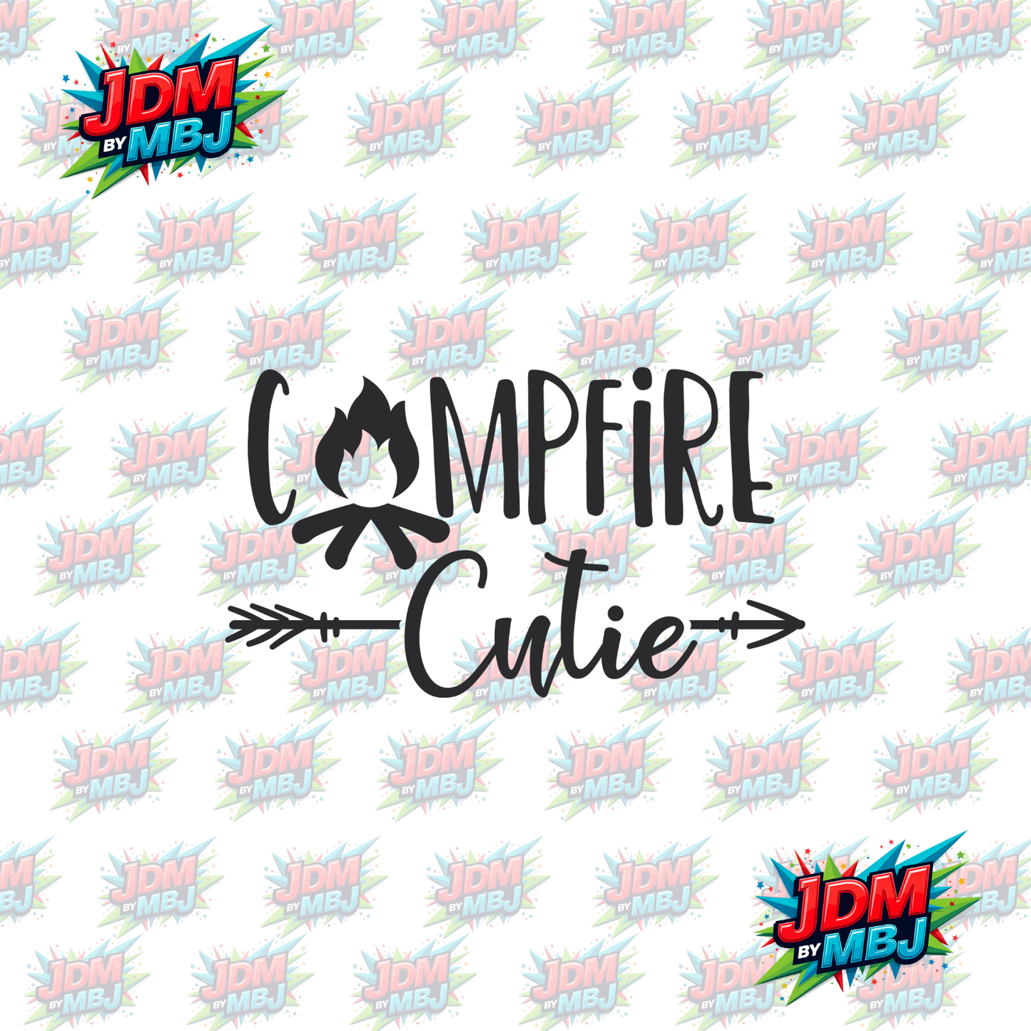 Iron On - CampFire Cutie DTF 20cm
