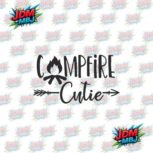 Iron On - CampFire Cutie DTF 20cm