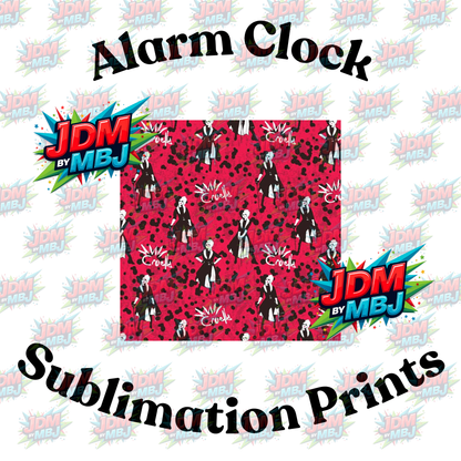 Inspired by 101 Dalmatian Alarm Clock Sublimation Prints