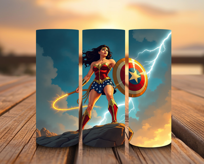 Inspirado en las impresiones de sublimación de la Mujer Maravilla