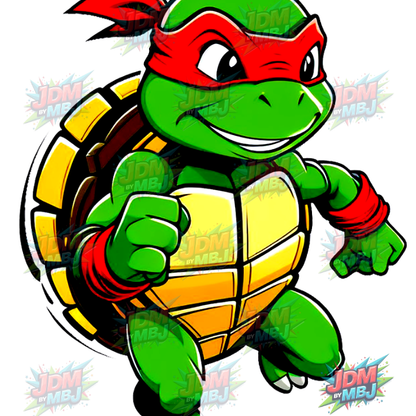 Pegatina termoadhesiva de las Tortugas Ninja Adolescentes Mutantes (25 cm)