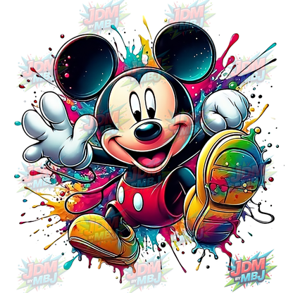 Parche termoadhesivo - Mickey Mouse DTF 25 cm