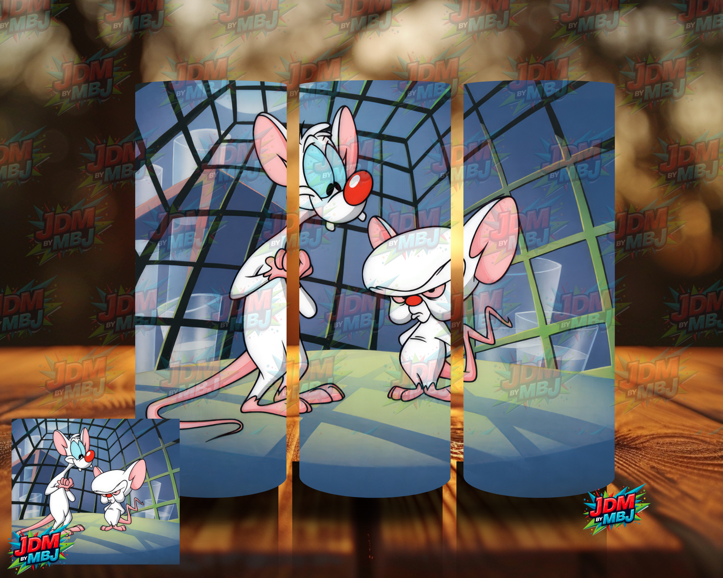 Inspired by Pinky & The Brain Sublimation Prints