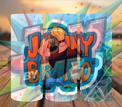 Inspirado en las impresiones de sublimación de Johnny Bravo