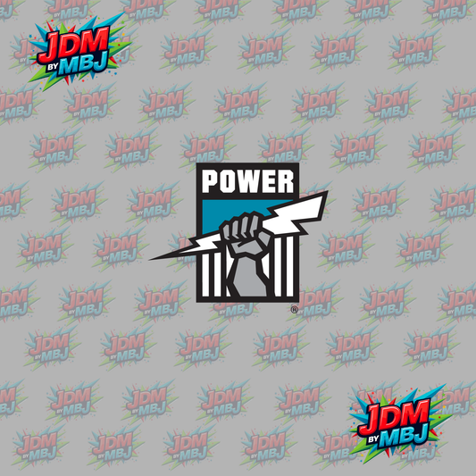 Iron On - Port Adelaide "AFL" DTF 20cm
