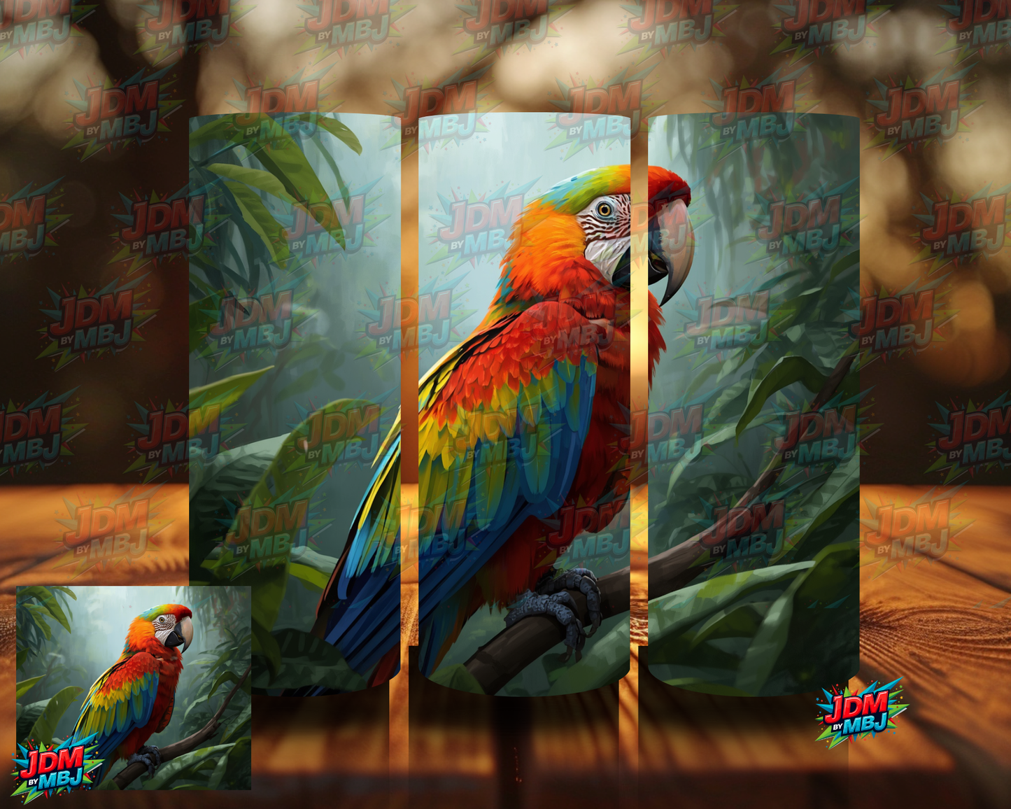 Inspired by Macaw Parrot's Sublimation Prints