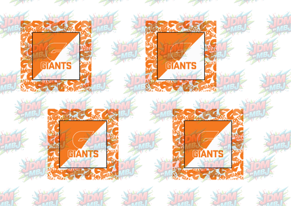 Inspired by AFL Digital Alarm Clock Sublimation Prints