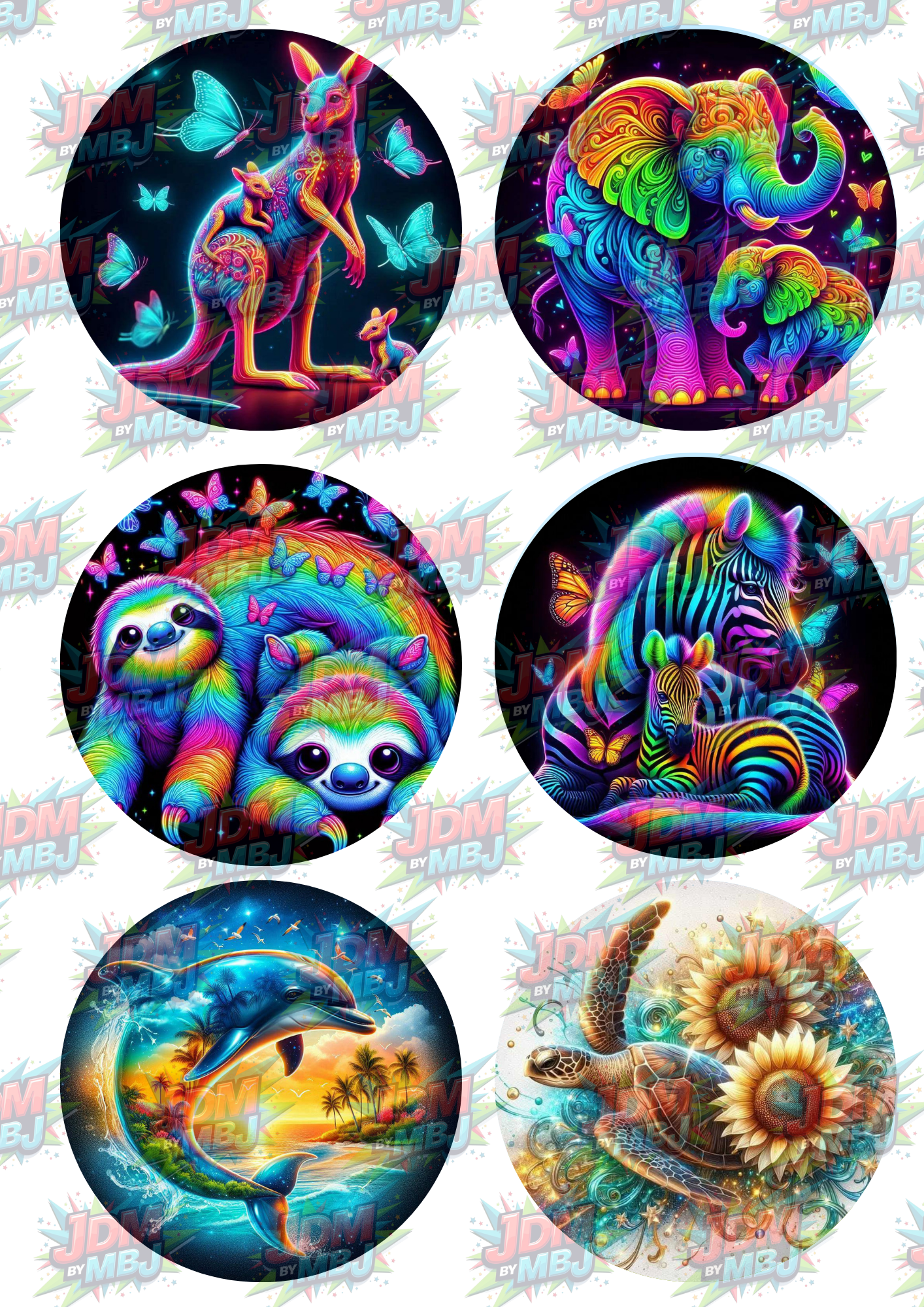 Car Coaster Sublimation Prints
