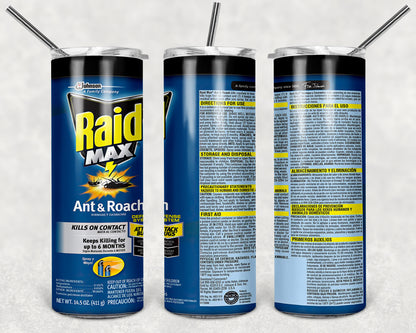 Inspired by RAID Spray Can's Sublimation Prints