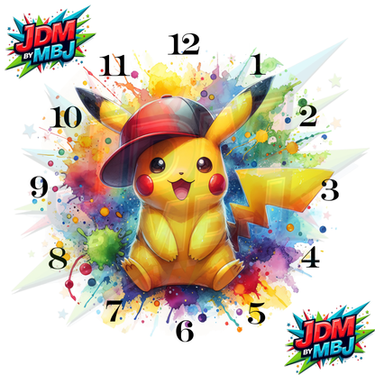 Impresiones por sublimación de relojes de 20 cm x 20 cm (8 pulgadas) - Inspirados en obras de arte mixtas