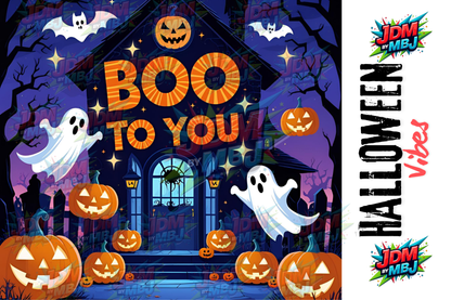 Inspirado en las impresiones de sublimación de Halloween