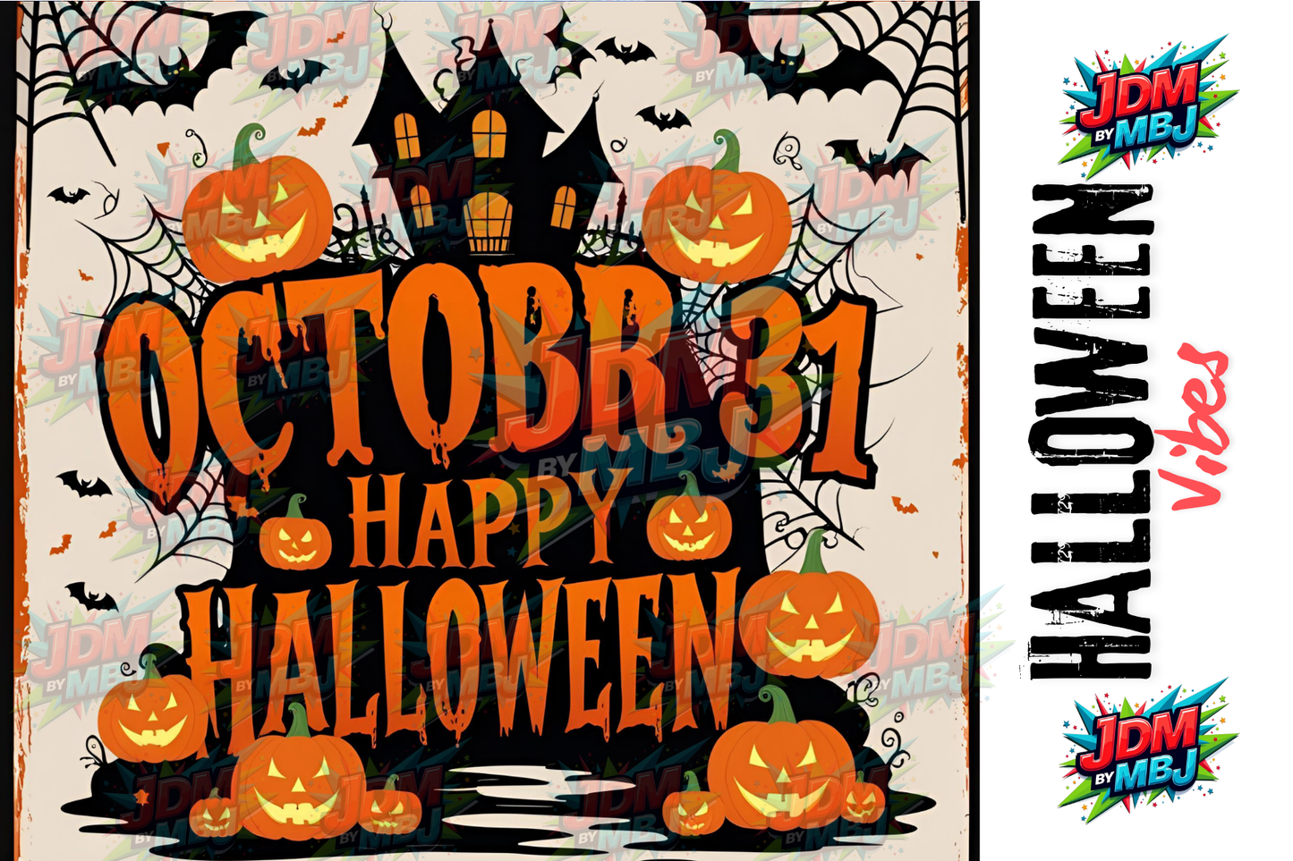Inspirado en las impresiones de sublimación de Halloween