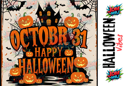 Inspirado en las impresiones de sublimación de Halloween