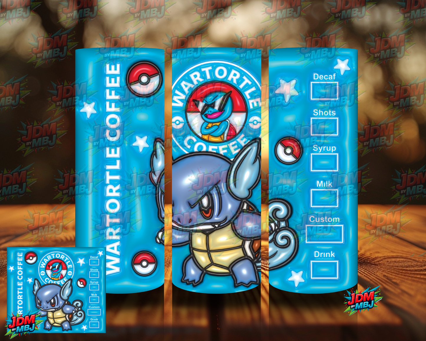 Bubble Style "Coffee" Sublimation Prints