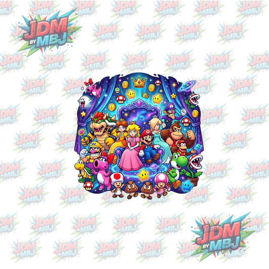 Iron On - Super Mario Galaxy DTF