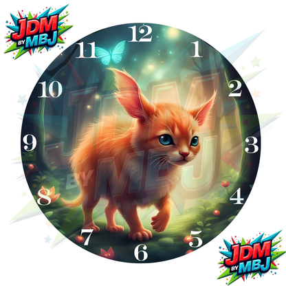 Impresiones de sublimación de relojes de 8 pulgadas (20 cm x 20 cm) - Inspiradas en animales