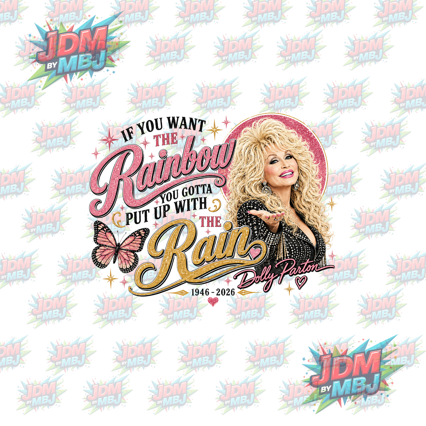 Iron On - Dolly Parton DTF