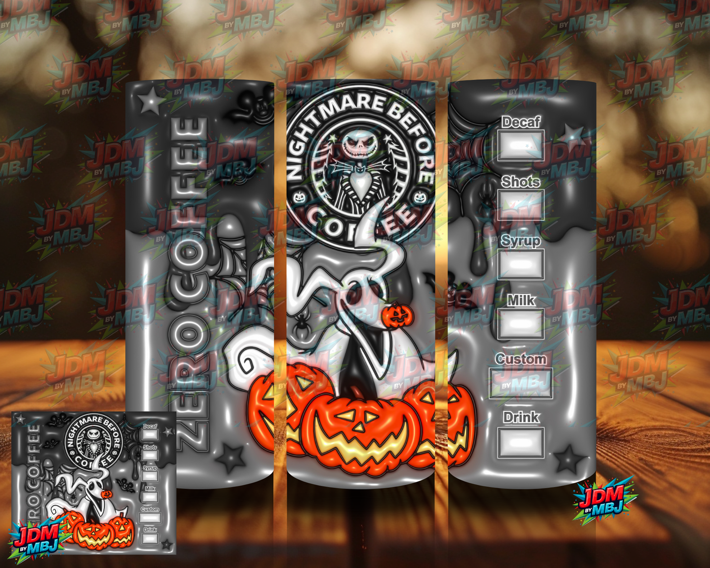 Bubble Style "Coffee" Sublimation Prints