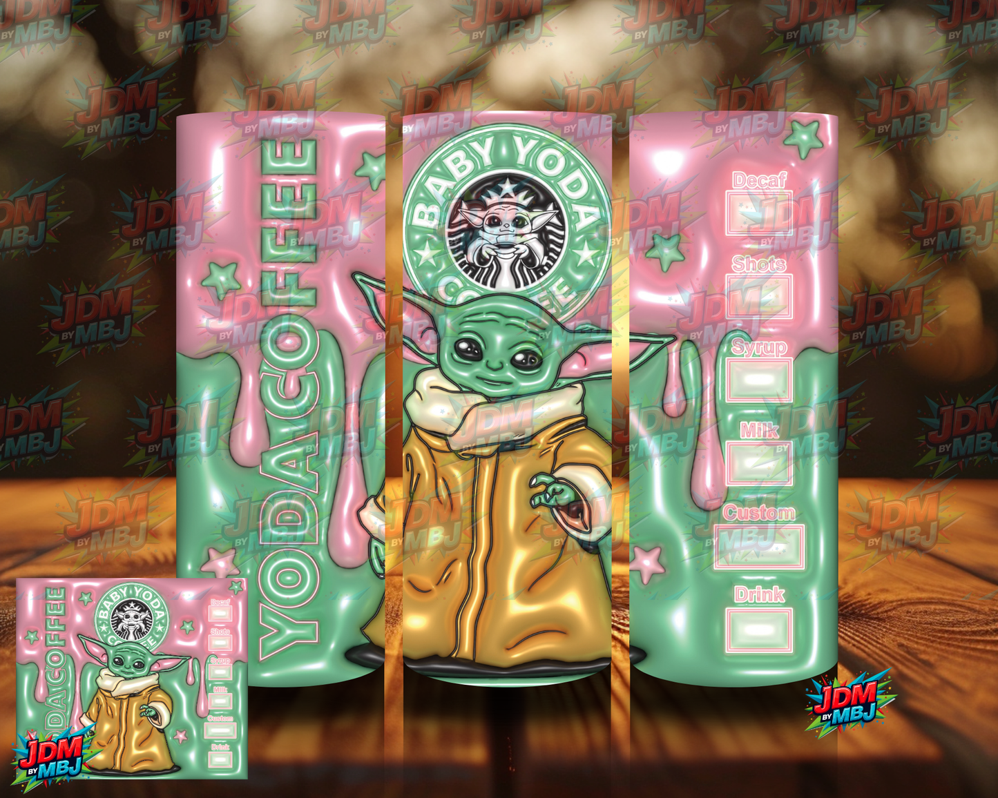 Bubble Style "Coffee" Sublimation Prints