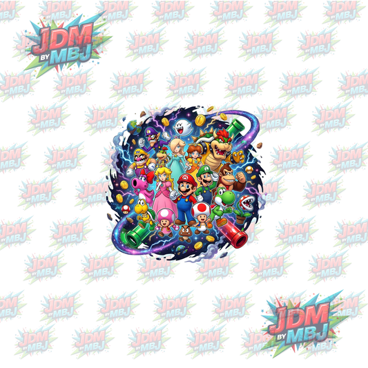 Iron On - Super Mario Galaxy DTF