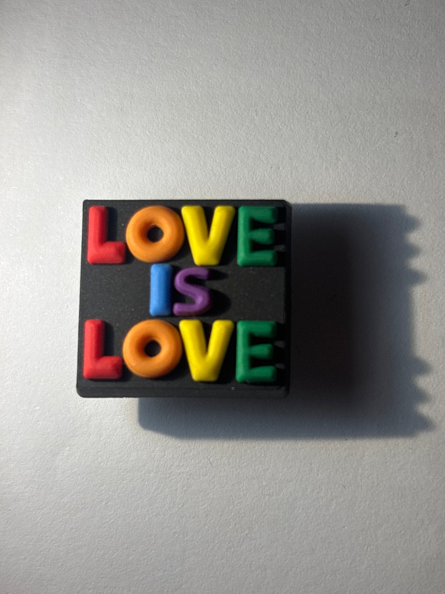Inspired by Love is Love Square Shoe Charm's