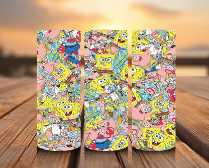 Inspired by Sponge Bob Square Pants Sublimation Prints
