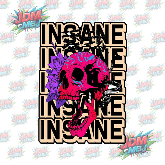 Iron On - Insane DTF 20cm