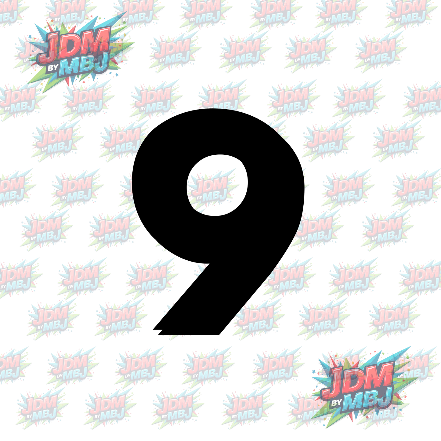 Iron On - Jersey Numbers DTF