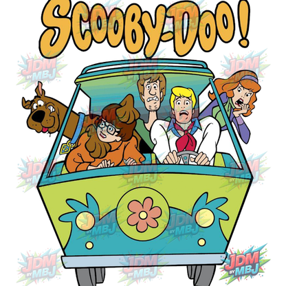 Vinilo termoadhesivo de Scooby Doo (DTF) de 25 cm