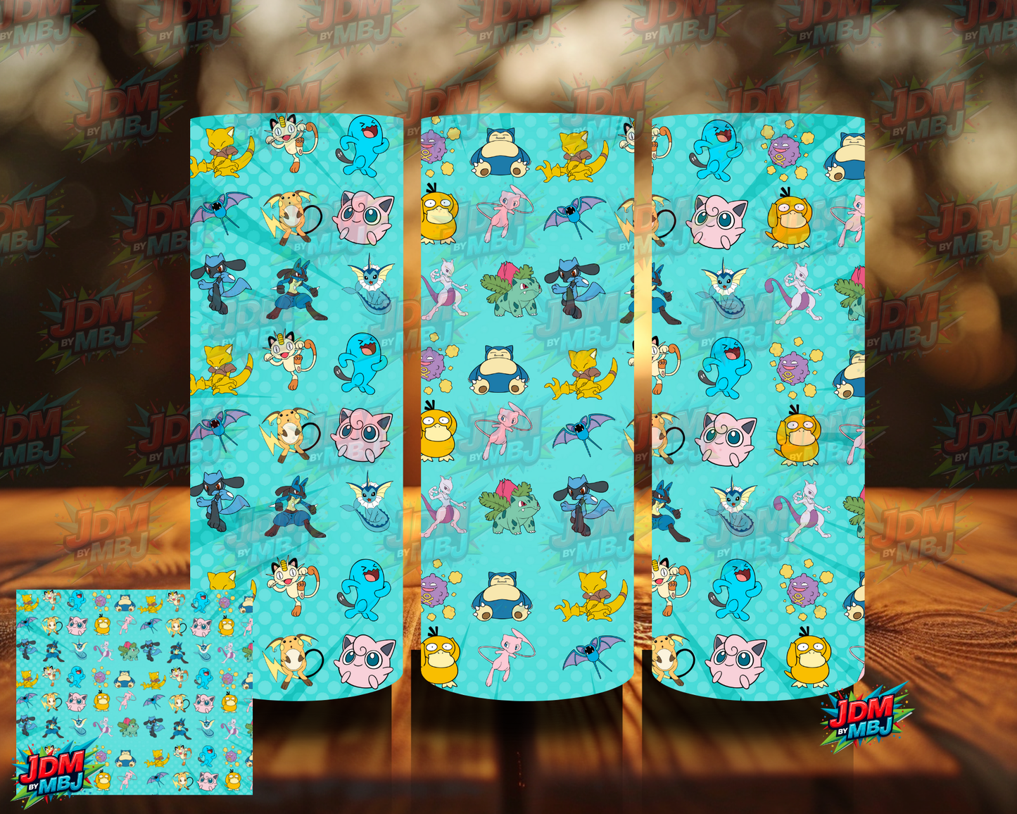 Inspired by Pokémon Sublimation Prints