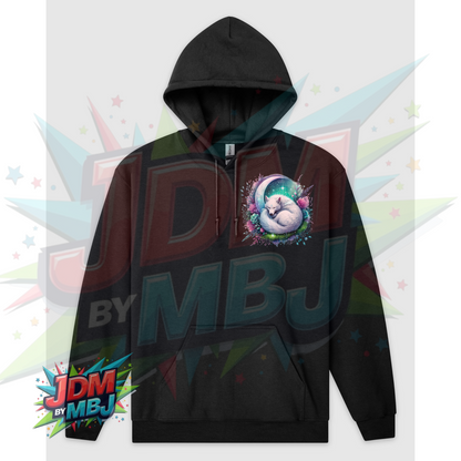 Lobos Místicos DTF Impreso en Sudaderas Gildan