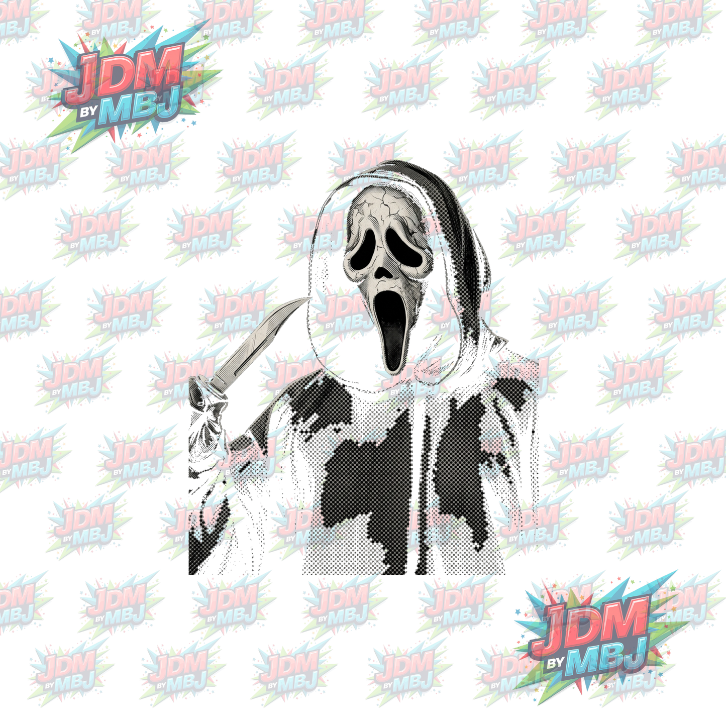 Iron On - Horror 'Halftone' DTF