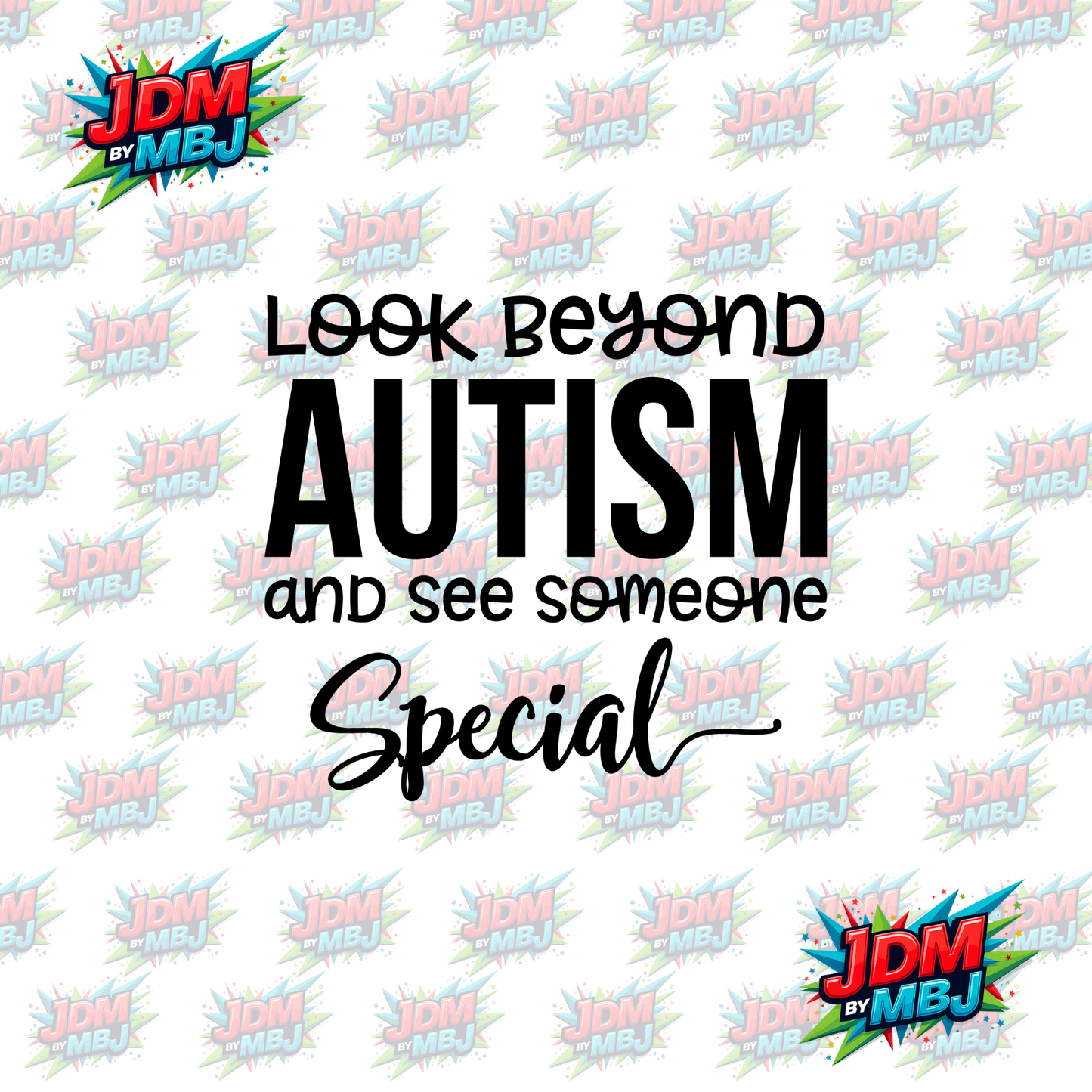 Iron On - Autism Awareness DTF 20cm