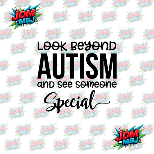 Iron On - Autism Awareness DTF 20cm