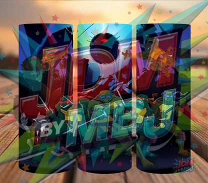 Inspirado en las impresiones de sublimación de las Tortugas Ninja Adolescentes