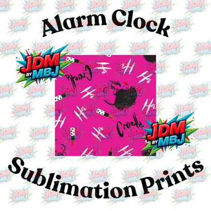Inspired by 101 Dalmatian Alarm Clock Sublimation Prints