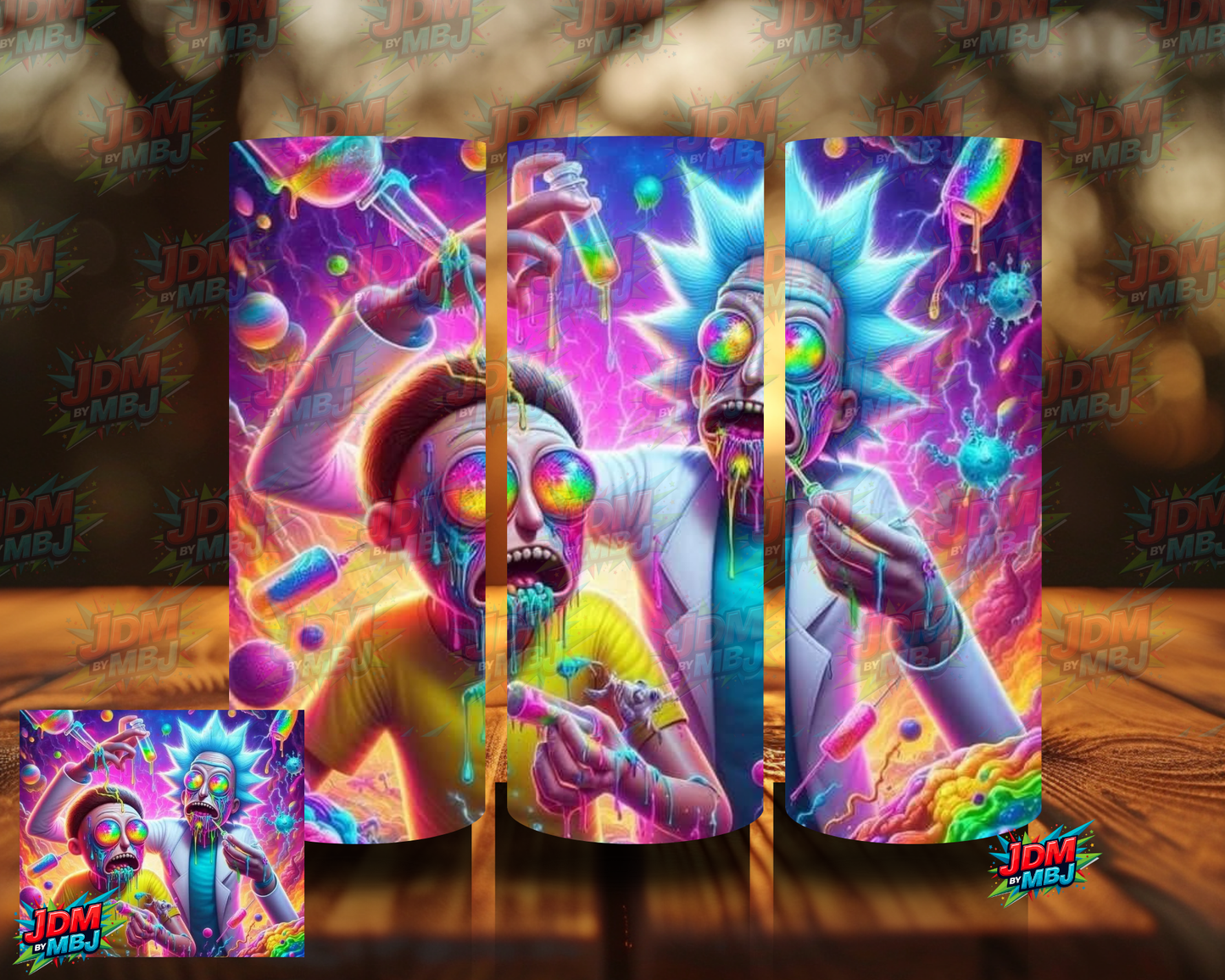 Inspired by Rick & Morty Sublimation Prints