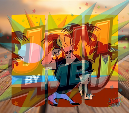 Inspirado en las impresiones de sublimación de Johnny Bravo