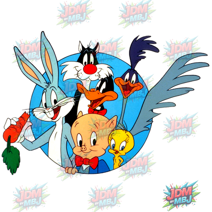 Pegatina termoadhesiva de Looney Tunes (25 cm)