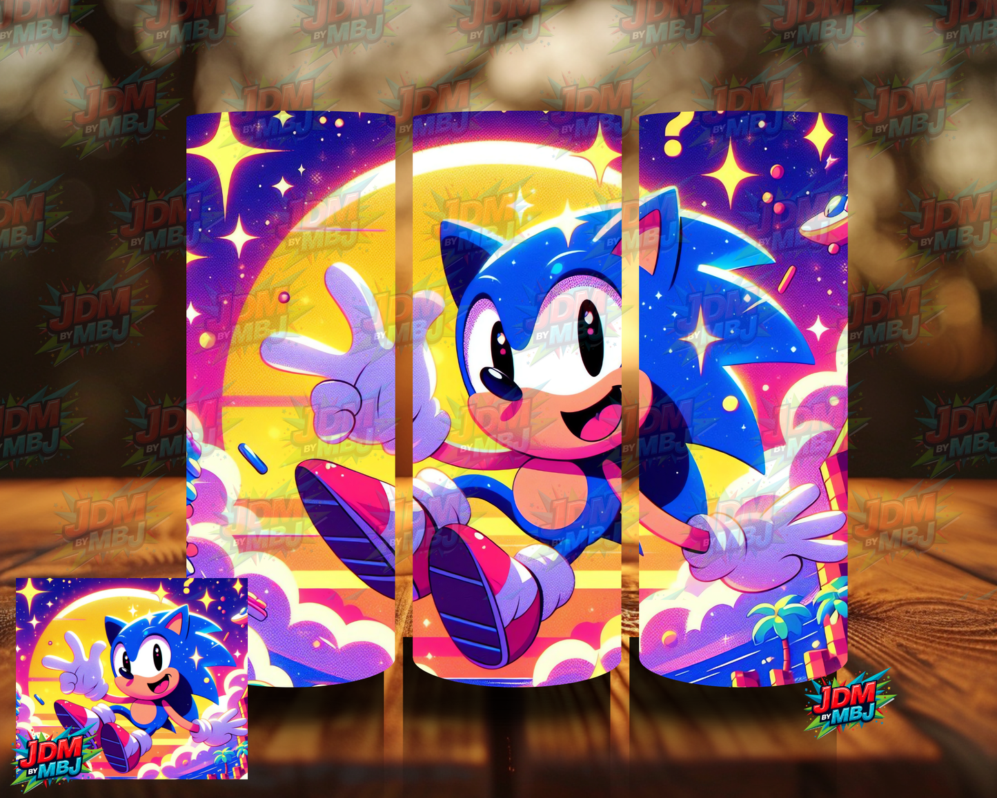 Inspired by Sonic The Hedgehog Sublimation Prints