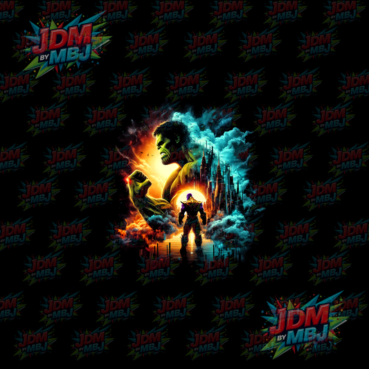 Iron On - Superhero Halftone DTF