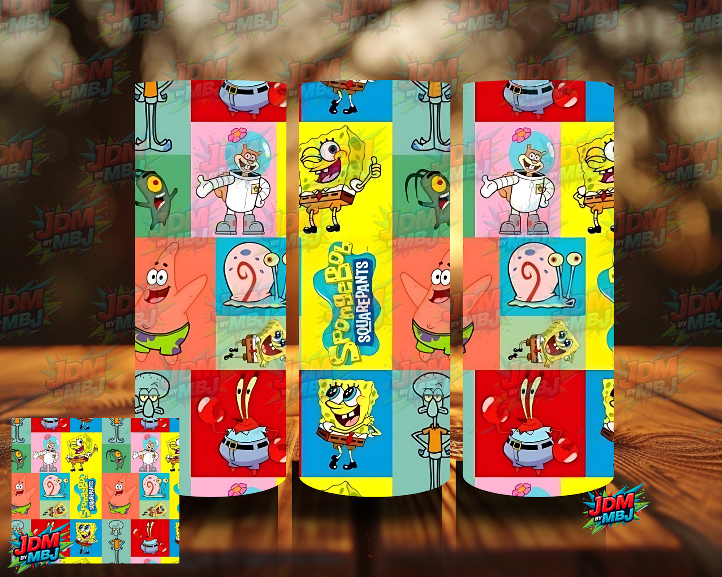 Inspired by Sponge Bob Square Pants Sublimation Prints