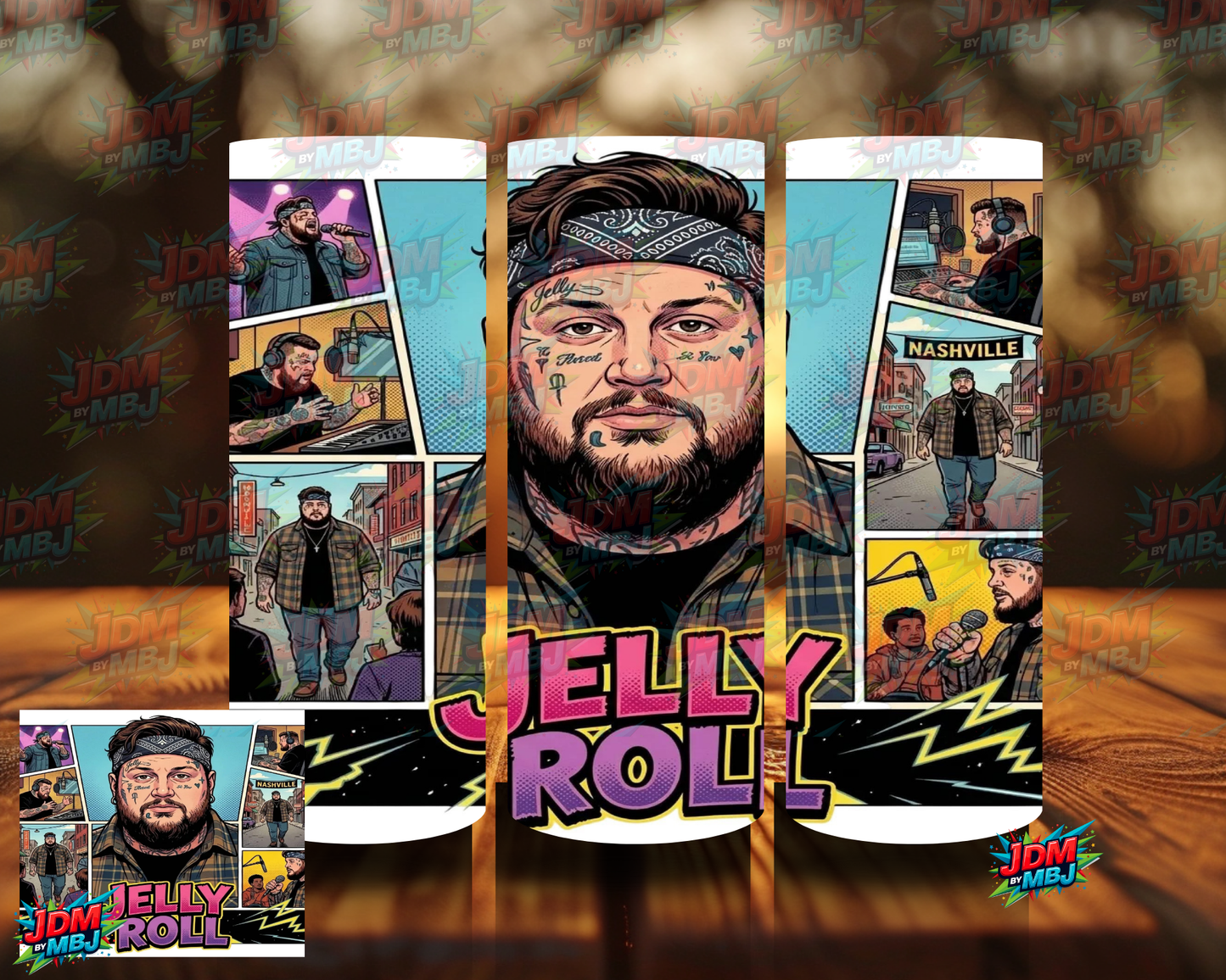 Inspired by Music Artist Cartoon Sublimation Prints