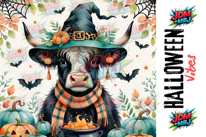 Inspirado en las impresiones de sublimación de Halloween