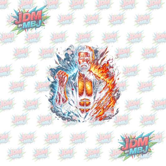 Iron On - Superhero Halftone DTF