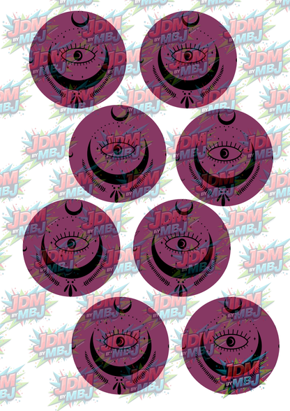 Impresiones de sublimación de posavasos para coche (8 por página)