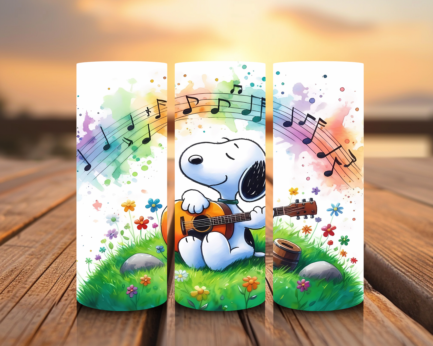 Inspirado en las impresiones de sublimación de Snoopy