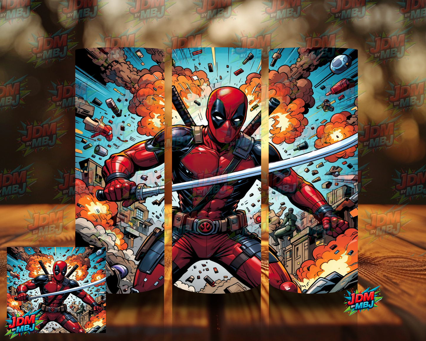 Inspired by Dead Pool Sublimation Prints