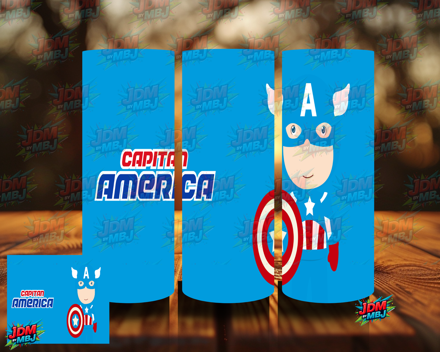 Inspired by Captain America Sublimation Prints