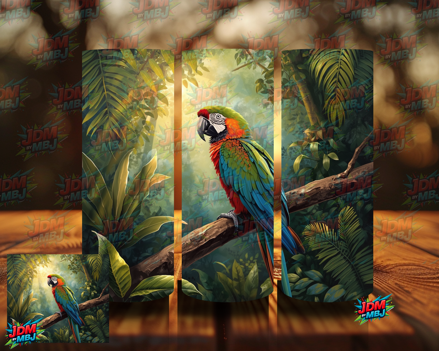 Inspired by Macaw Parrot's Sublimation Prints